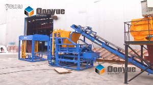 QT4-15型透水砖机生产视频